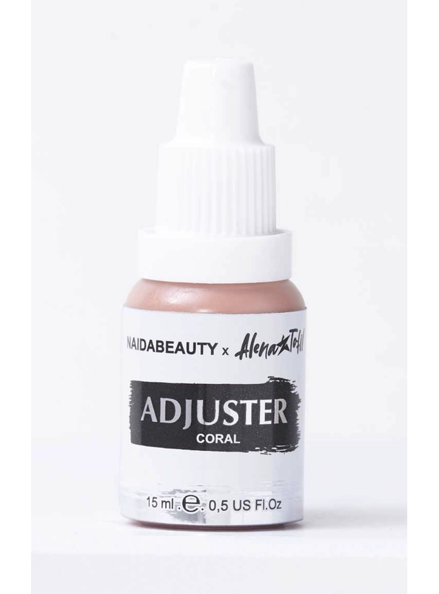 КОРАЛОВИЙ коригуючий пігмент ADJUSTER 15 МЛ Аджастер Alena Tofil x Nataliya Nayda