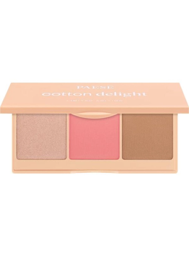 Палетка для контурингу Paese Cotton Delight Contouring Palette Pink