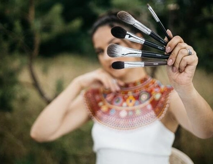 Пензлі для пудри