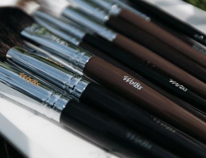 мокрий ефект вій з кісточками для макіяжу від WoBs