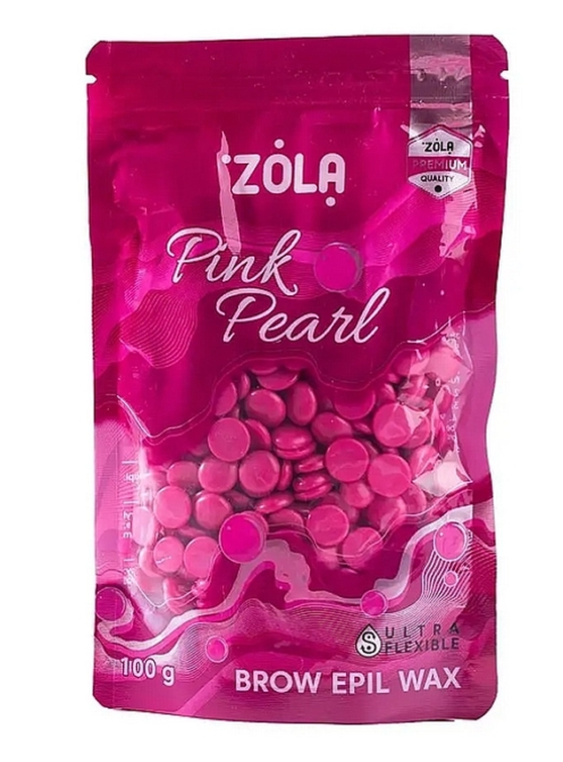 ZOLA ВІСК ГРАНУЛЬОВАНИЙ BROW EPIL WAX PINK PEARL 100гр
