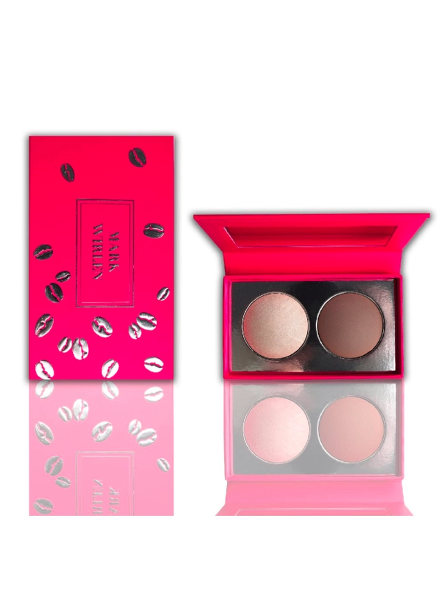 Палетка хайлайтер та коректор для обличчя Mark Wirlen Love Coffee Time, 9 г